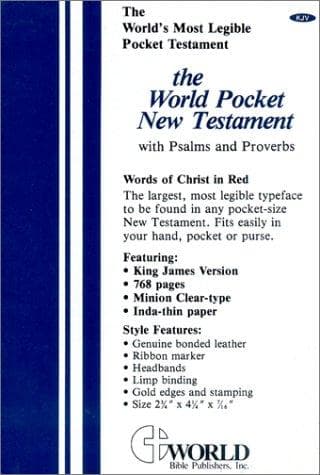 Tapa de Pocket New Testament with Psalms and Proverbs