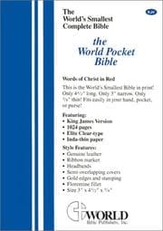 Tapa de World Pocket Bible