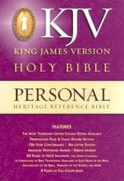 Tapa de Personal Heritage Reference Bible