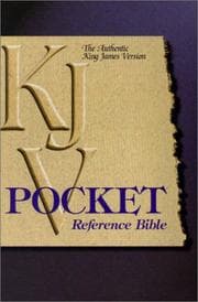 Tapa de Pocket Reference Bible