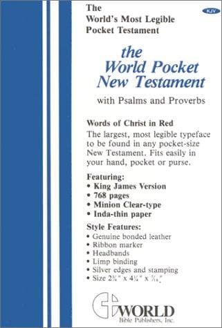 Tapa de World Pocket New Testament
