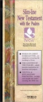Tapa de Slimline New Testament with Psalms