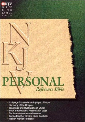 Tapa de NKJV Personal Reference Bible