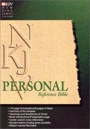 Tapa de NKJV Personal Reference Bible