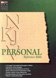 Tapa de Personal Reference Bible