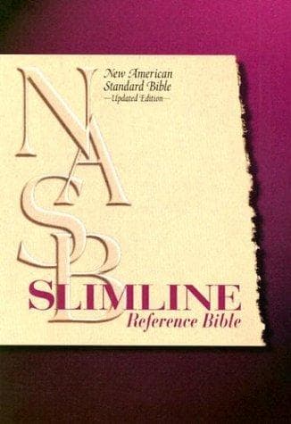 Tapa de NASB Slimline Reference Bible