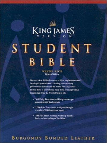 Tapa de Student Bible
