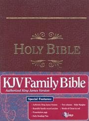 Tapa de Family Bible Value Edition