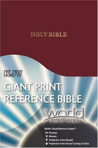 Tapa de KJV Giant Print Reference Bible