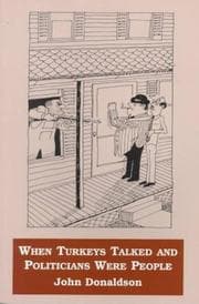 Tapa de When Turkeys Talked and Politicians Were People