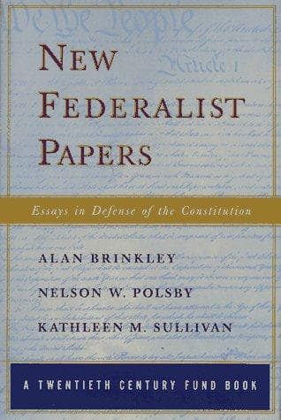 Tapa de New Federalist papers