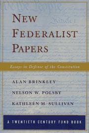 Tapa de New Federalist papers