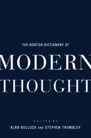 Tapa de The Norton dictionary of modern thought