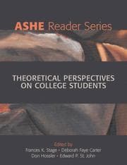 Tapa de Theoretical Perspectives on College Students