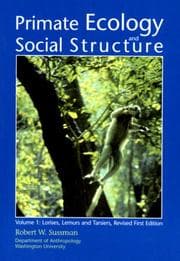 Tapa de Primate Ecology and Social Structure, Vol. I