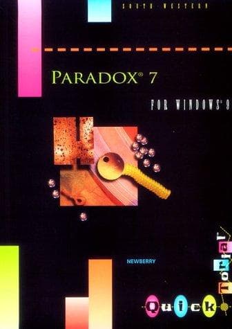Tapa de Corel Paradox 7 for Windows 95 (Quick Torial)