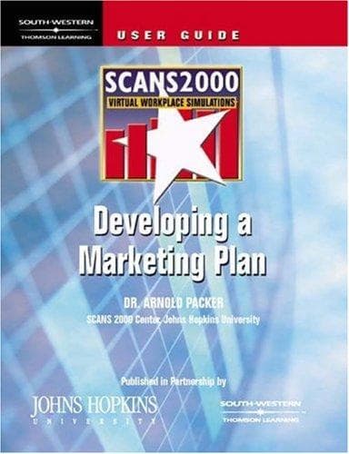 Tapa de SCANS 2000 : Developing a Marketing Plan