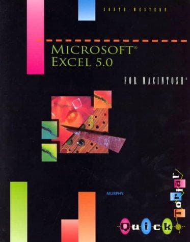 Tapa de Microsoft Excel 5.0 for Macintosh