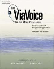 Tapa de IBM ViaVoice for the Office Professional