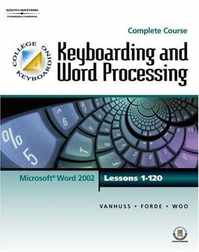 Tapa de Keyboarding and Word Processing