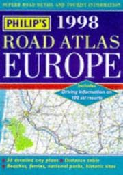 Tapa de 1998 Road Atlas Europe (Road Atlas)