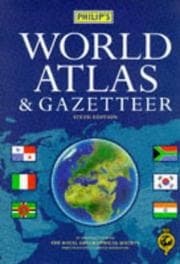 Tapa de Philip's World Atlas and Gazetteer