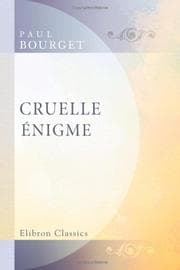Tapa de Cruelle énigme
