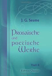 Tapa de Prosaische und poetische Werke: Teil 2. Spaziergang nach Syrakus im Jahre 1802, Teil 1