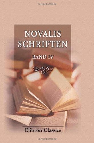 Tapa de Novalis Schriften
