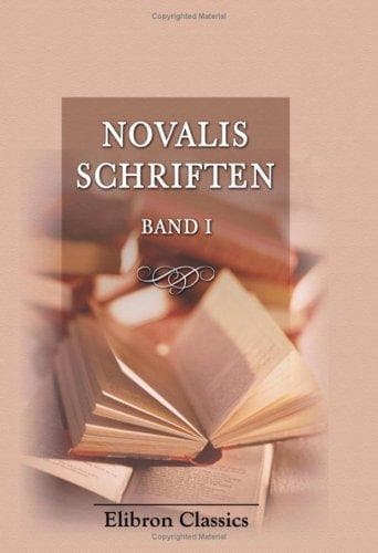 Tapa de Novalis Schriften