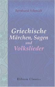 Tapa de Griechische Märchen, Sagen und Volkslieder