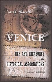 Tapa de Venice. Her Art-Treasures and Historical Associations