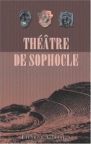 Tapa de Théâtre de Sophocle