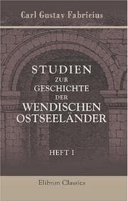 Tapa de Studien zur Geschichte der wendischen Ostseeländer: Heft 1