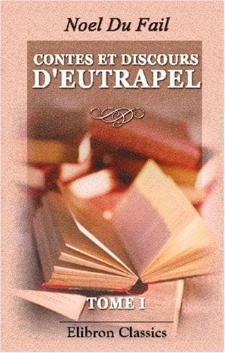 Tapa de Contes et discours d\'Eutrapel