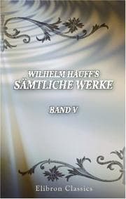 Tapa de Wilhelm Hauffs sämtliche Werke