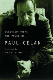 Tapa de Selected Poems and Prose of Paul Celan
