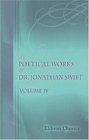 Tapa de The Poetical Works of Dr. Jonathan Swift, Dean of St. Patrick\'s, Dublin