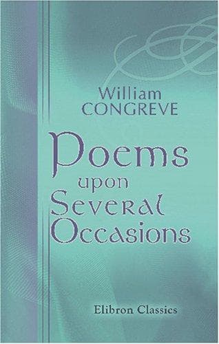 Tapa de Poems upon several occasions