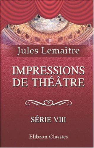 Tapa de Impressions de théâtre