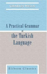 Tapa de A Practical Grammar of the Turkish Language