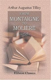 Tapa de From Montaigne to Molière