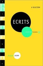 Tapa de Ecrits