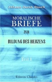 Tapa de Moralische Briefe zur Bildung des Herzens