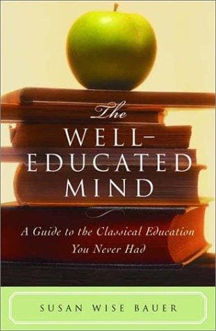 Tapa de The well-educated mind