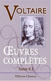 Tapa de Euvres complètes de Voltaire: Nouvelle édition. Tome 9