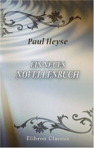 Tapa de Ein neues Novellenbuch
