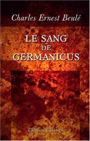 Tapa de Le sang de Germanicus