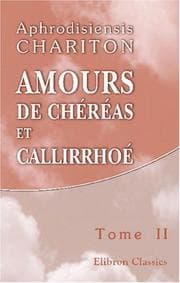 Tapa de Amours de Chéréas et Callirrhoé