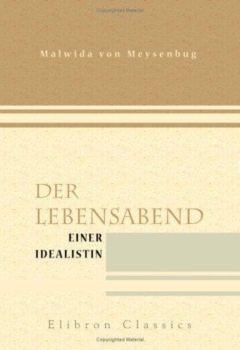 Tapa de Der Lebensabend einer Idealistin